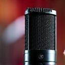 Mikrofon på radiostudio